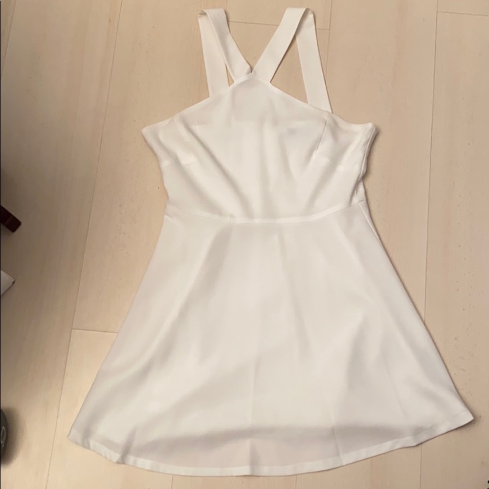 Off white mini dress